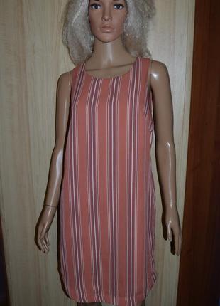 Платье в полоску new look 10 размер