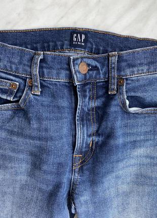 Сині джинси gap хс висока посадка2 фото