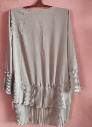 Сукня блуза блузка туніка плісе гофре3 фото