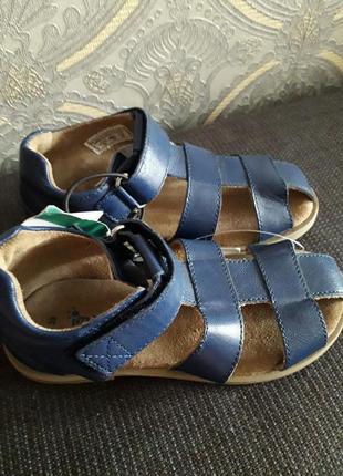 Кожаные сандалии босоножки на липучках impidimpi германия2 фото