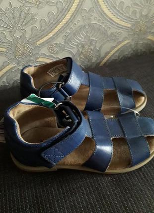 Кожаные сандалии босоножки на липучках impidimpi германия3 фото