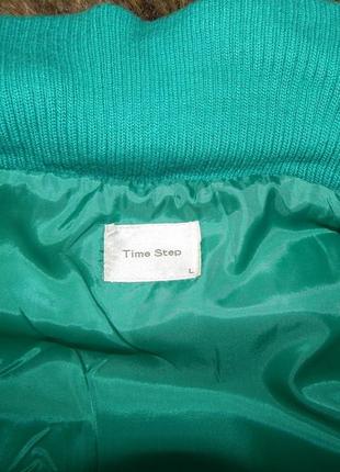 Куртка  женская демисезонная утепленная с капюшоном сток time step р.48-50 037gk (только в указанном размере,6 фото