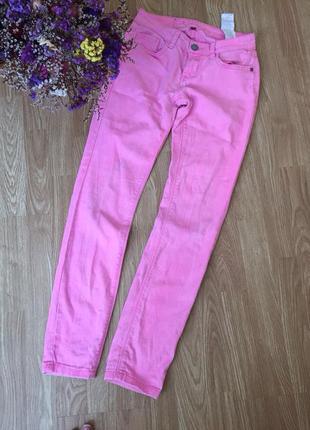 Літні класні рожеві джинси2 фото
