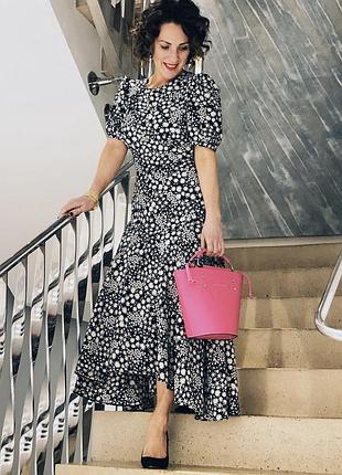 Платье primark zara h&m в цветочный принт