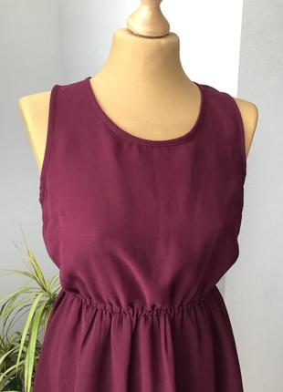Платье красивого бордового цвета2 фото