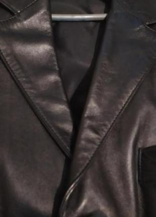 Акция ❤️ стильный мужской кожаный пиджак куртка натуральная кожа новый5 фото