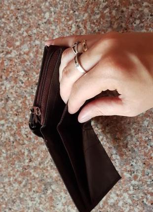 Кожаный кошелёк, кожаное портмоне, шкіряний гаманець, шкіряний кошельок5 фото