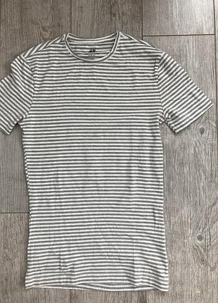 Футболка h&m в смужку