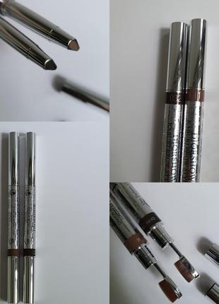 Олівець для брів зі щіточкою dior diorshow kabuki brow styler