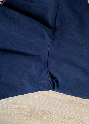 Синяя джинсовая юбка миди5 фото
