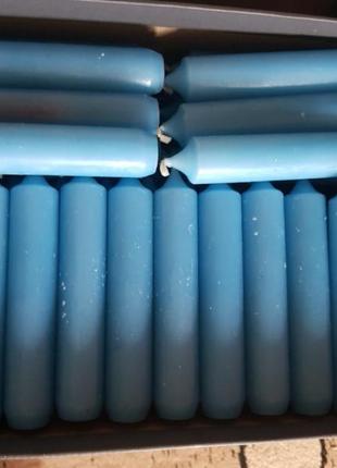 Свечи голубые 1шт