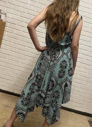 Крутой асимметричный сарафан платье8 фото