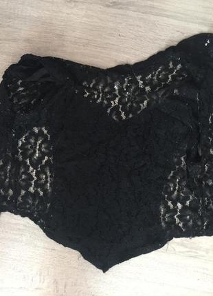 Топ с кружевом