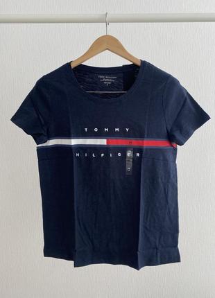 Женская футболка tommy hilfiger оригинал!2 фото