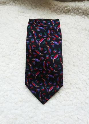 Шелковый галстук ysl4 фото