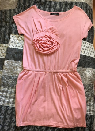 Рожева сукня з квіткою zara mango