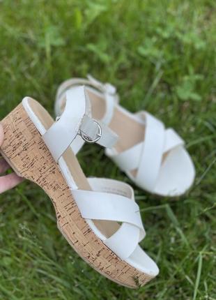 Белые босоножки женские сандали шлёпанцы next🔥🔥🔥3 фото