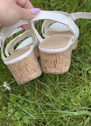 Белые босоножки женские сандали шлёпанцы next🔥🔥🔥2 фото