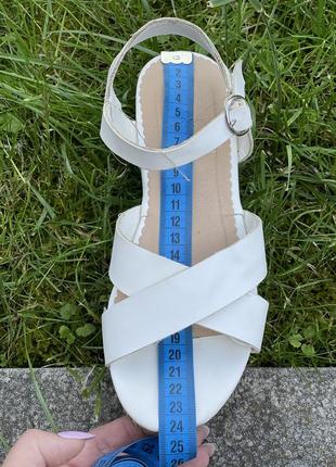 Белые босоножки женские сандали шлёпанцы next🔥🔥🔥4 фото