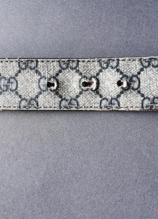 Gucci monogram belt кожаный ремень6 фото