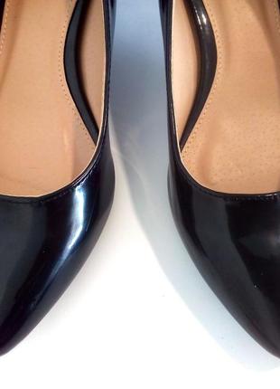 Стильные лаковые туфли лодочки от бренда profile, р.37 код t07296 фото