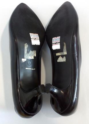 Стильные лаковые туфли лодочки от бренда profile, р.37 код t07298 фото