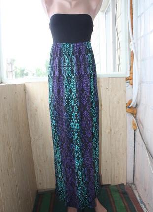 Скидка! сарафан длинный в орнаментах бохо