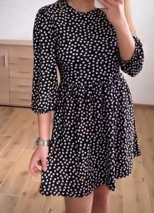 Плаття в горошок stradivarius