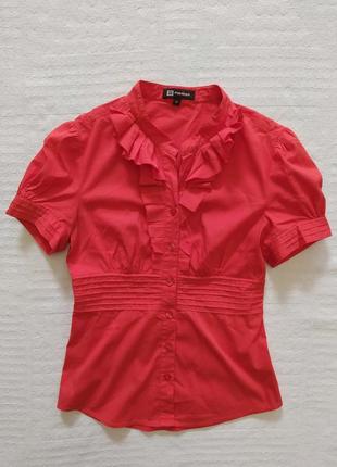 Блуза літня,  сорочка червона monton