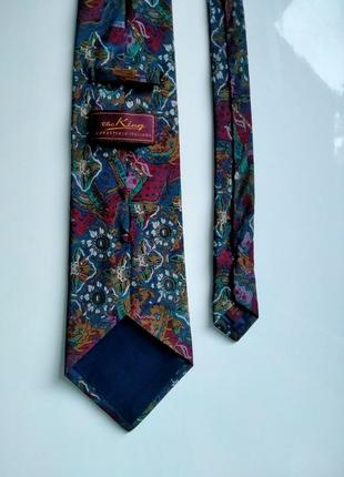 Шелковый галстук с узором2 фото