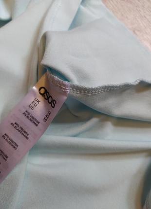 Трикотажне плаття міді з відкритими плечима asos розмір 146 фото