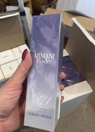 Парфюм armani code for women для женщин, 75 мл