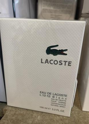 Туалетна вода eau de lacoste l.12.12 blanc, 100 мл