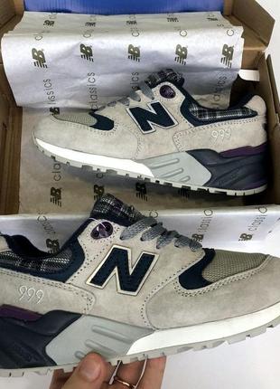 🔥🔥🔥распродажа🔥🔥🔥 new balance 999 grey violet женские кроссовки нью беланс модные на лето2 фото