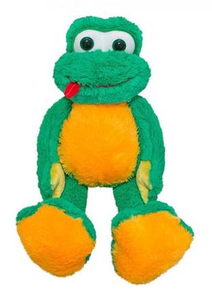 М'яка іграшка жабка скрекотушка 65 см