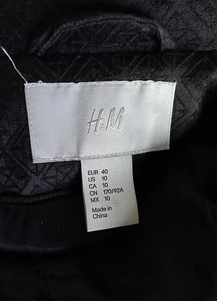 Пиджак, жакет женский классический с геометрическим принтом h&amp;m 4