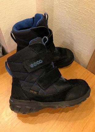 Зимние ботинки ecco gore-tex track uno