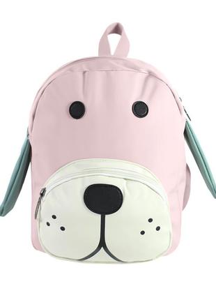 Детский рюкзак lesko 689hy pink puppy дошкольный для садика прогулок