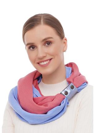 Кашемировый шарф "милан", шарф снуд, шарф бактус2 фото
