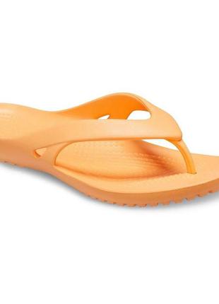 Crocs kadee ii flip cantaloupe relaxed fit 202492-801, код: 070000, размеры: 36, 38