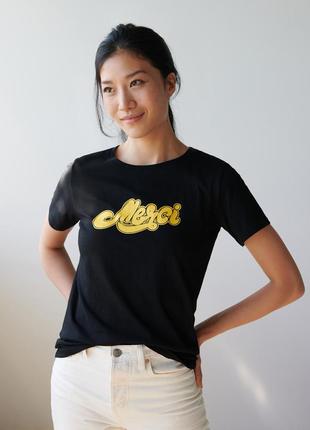 Женская черная футболка sinsay размер хл хлопок 150 грн