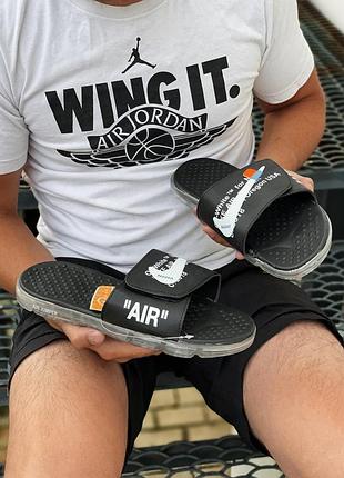 Шльопки nike&off white 5