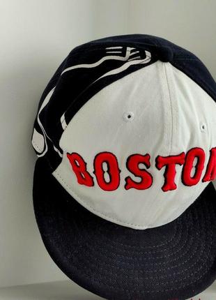 Бейсбольная кепка boston red sox new era 9fiftyс регулируемой посадкой