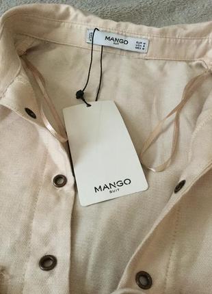 Не zara платье рубашка mango сафари оверсайз платье мини короткое пудровое платье футболка4 фото