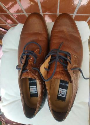 Стильные туфли fretz men р. 41, стелька 27,7 см. в идеальном состоянии1 фото