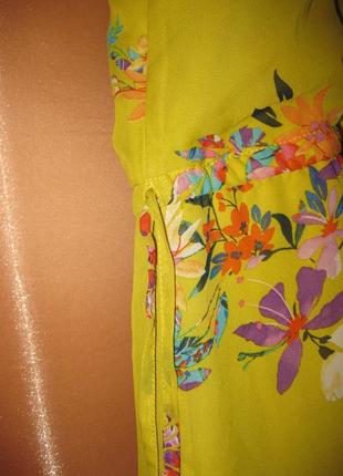 Легкое летнее платье- сарафан приталенное 14 uk/42-40 euro, км 1076 atmosphere шифон6 фото