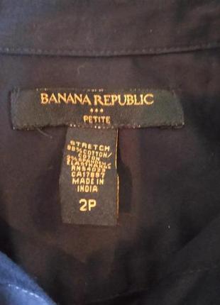 Стильна приталені блуза з коротким рукавом banana republic. розмір s.2 фото
