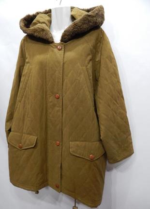 Куртка женская демисезонная с капюшоном сток black-duck р. 54-56 056gk (только в указанном размере, только 1