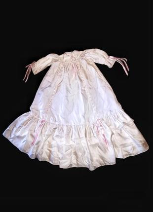 Хрестильне вінтажну сукню для дівчинки 9 місяців з мереживом стрічками вінтаж lucy locket рюші довге для хрещення