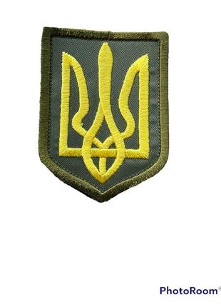 Шеврон на липучці герб україни1 фото
